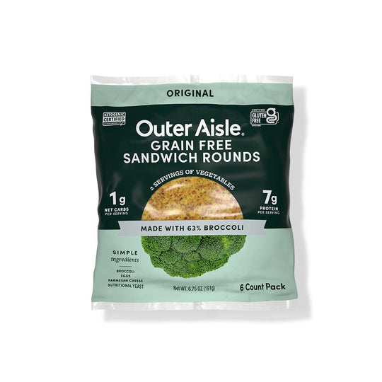 All Outer Aisle Products Cauliflower Pizza Crust & Sandwich Rounds